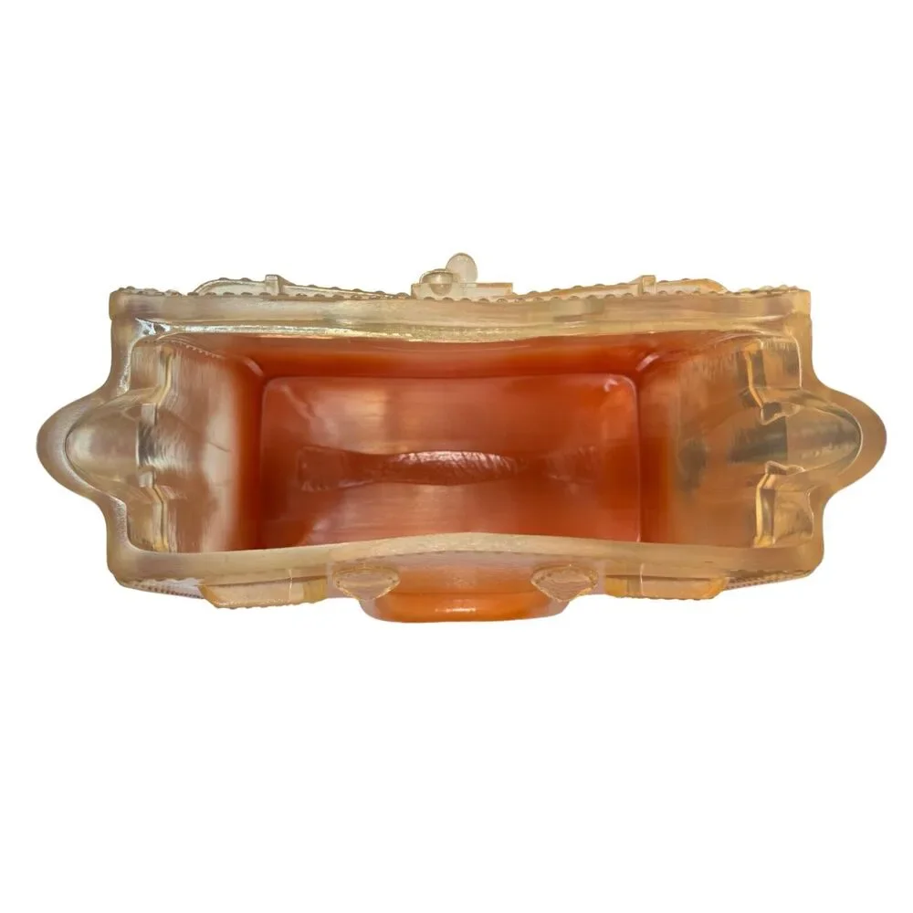 Nothing Personal Posterity Vase – Orange Transparent Birkin Inspo Design – NIB